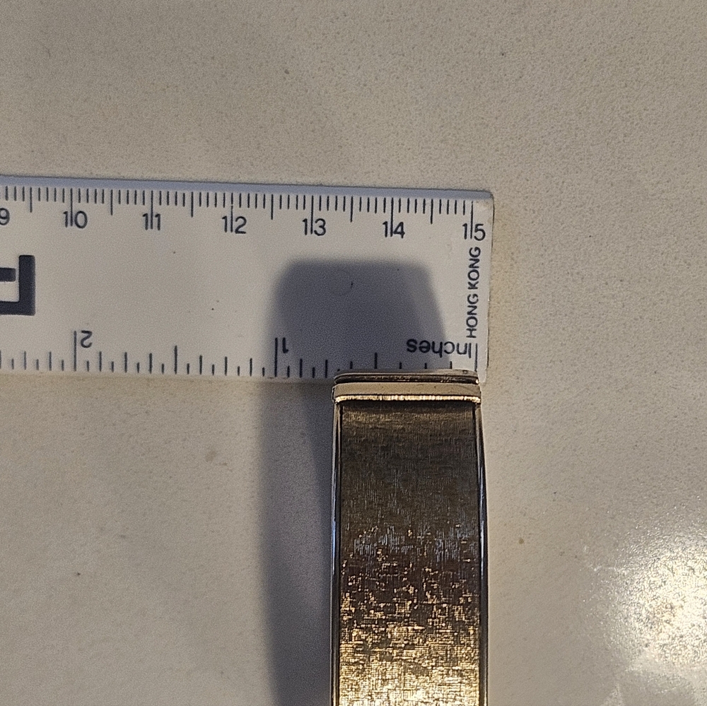 Antique Victorian 14k Gold Filled Hinged Bangle Bracelet - Picture 5 of 7
